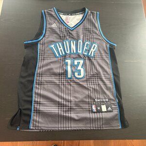 Limited Edition Adidas James Harden Oklahoma Thunder #13 NBA Jersey Size Medium